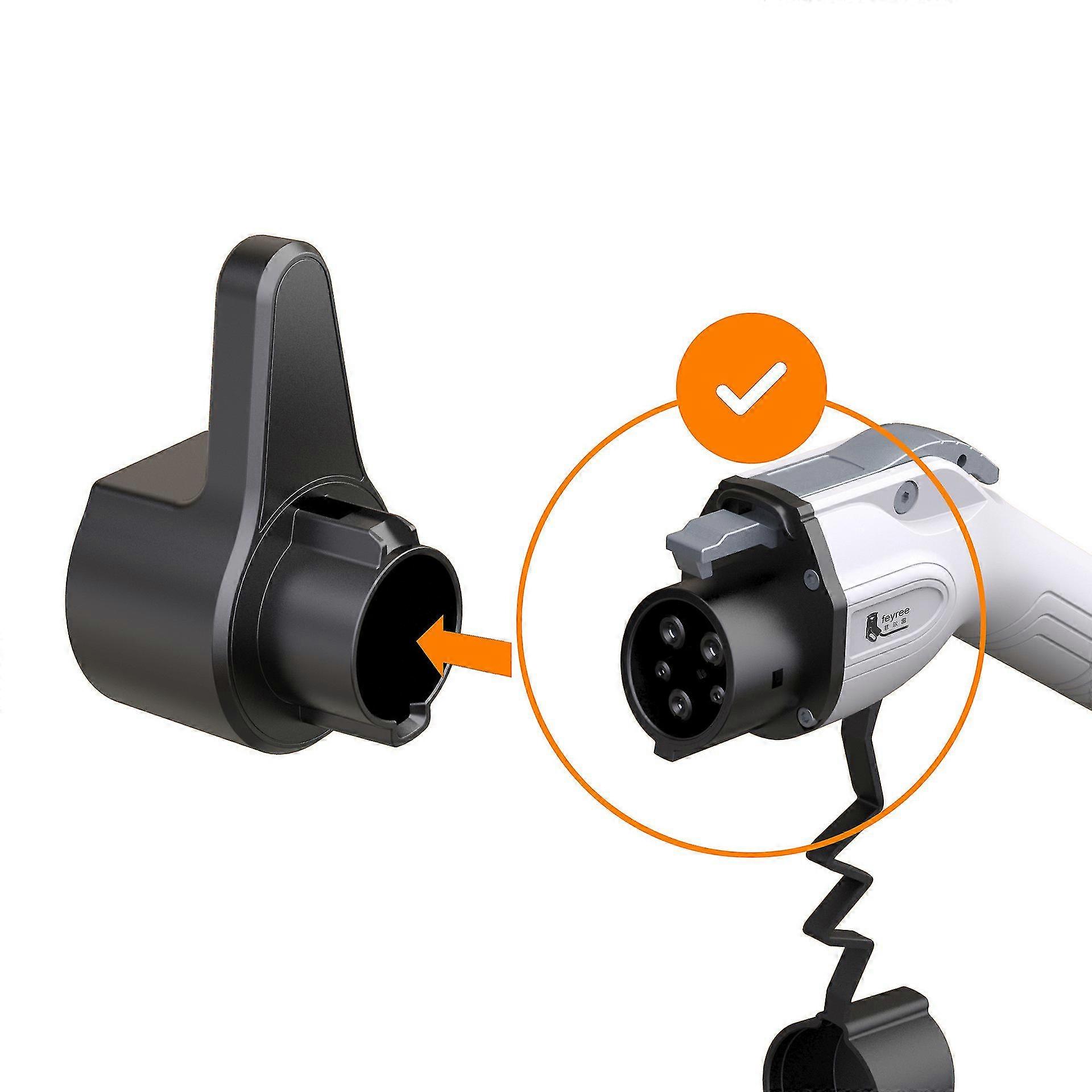 Ev lader kabelhouder pistool hoofd socket voor type1 type2 evse J1772 connector socket plug