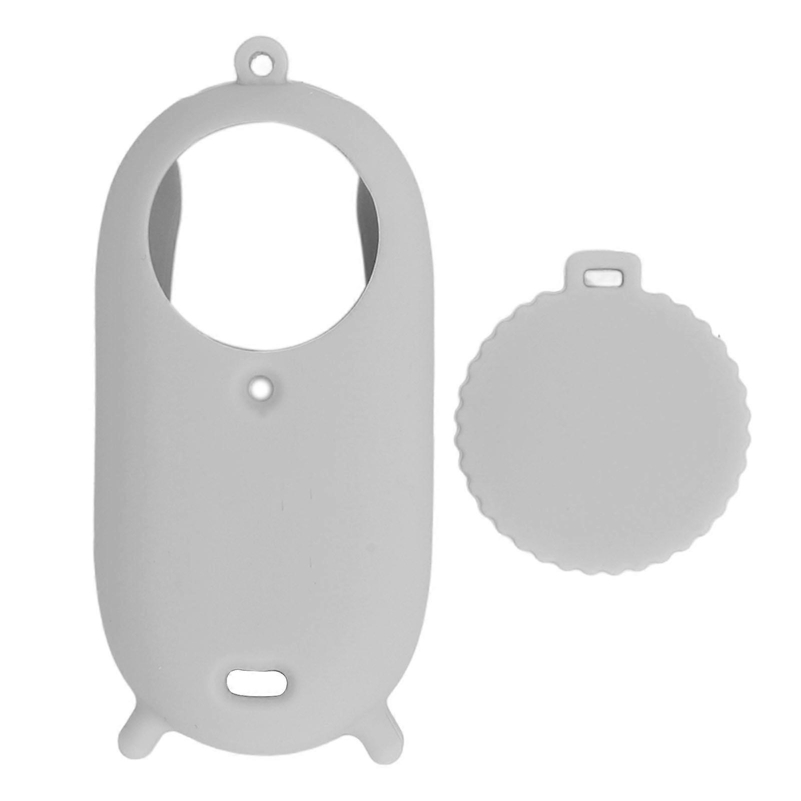 Silicone Protective Case for GO 3S Scratch Proof Thumb Action Camera Sleeve Case Cover with Lens Guard Grey