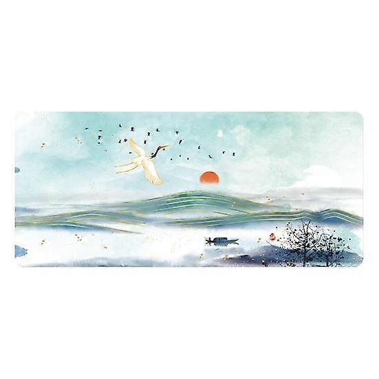 Large Mouse Pad Gaming Mousepad Anti-Slip Design Soft Elastic Unique Pattern Washable Non-Fading Ergonomic Mouse