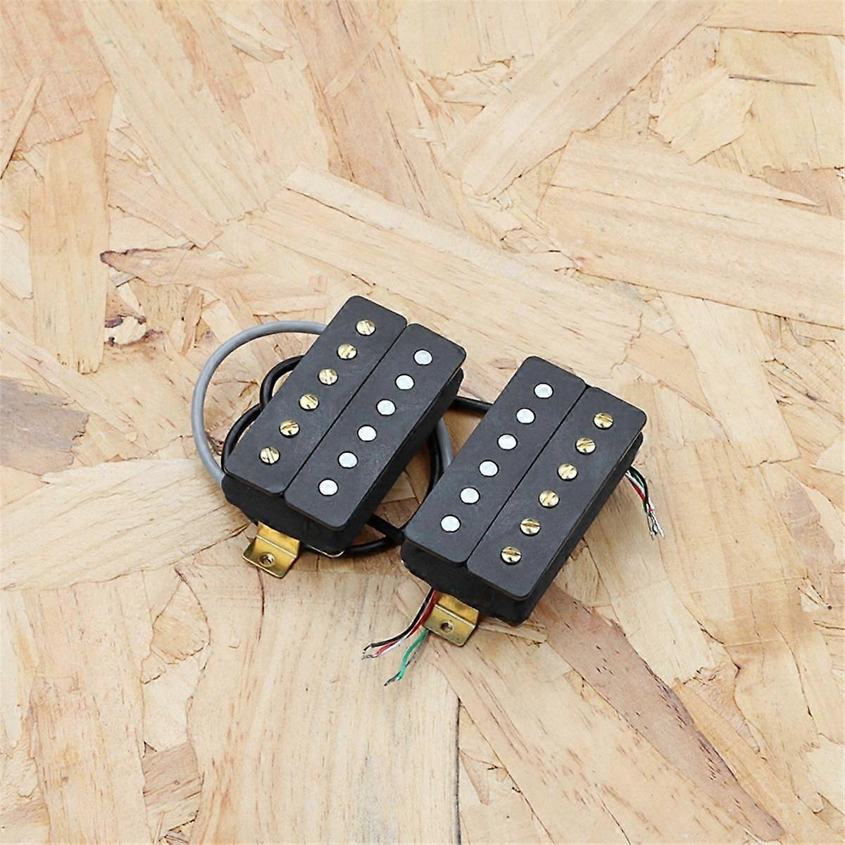 Elgitarr Humbucker Pickuper En uppsättning Vintage 6-strängad Dual Coil Passar för P. Gitarr