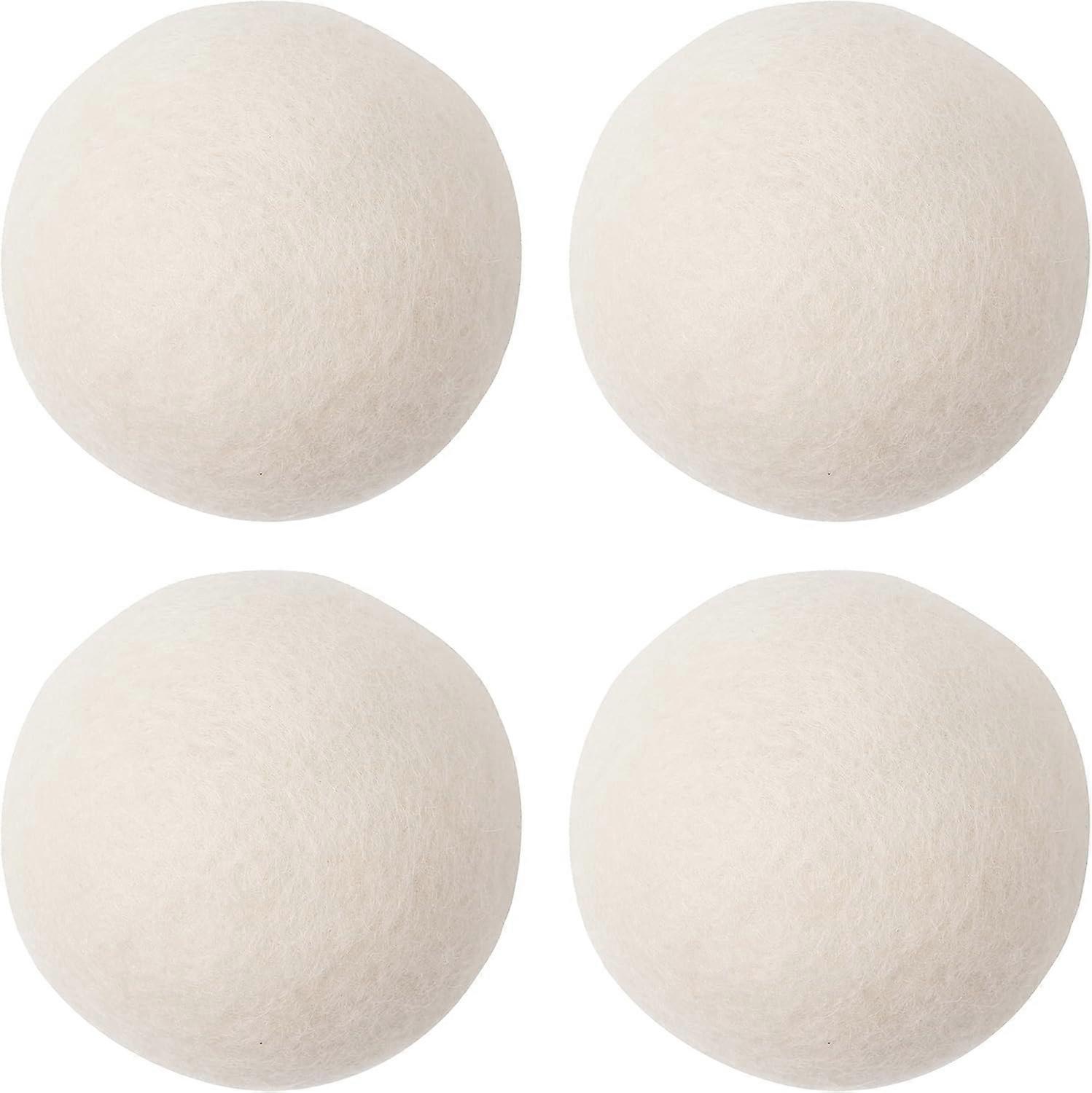 Organic Reusable Wool Dryer Balls Natural Fabric Softener Energy Saving