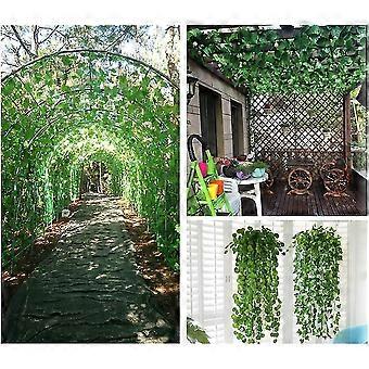 Efeu Knstlich Girlande Hngend Kunstpflanze Deko, 12 St Sichtschutz Vorhang  Hngepflanze Knstlich, 80 Bltter Girlande Hochzeit Fr Bro Kche Garten Part,0  | Fruugo UK