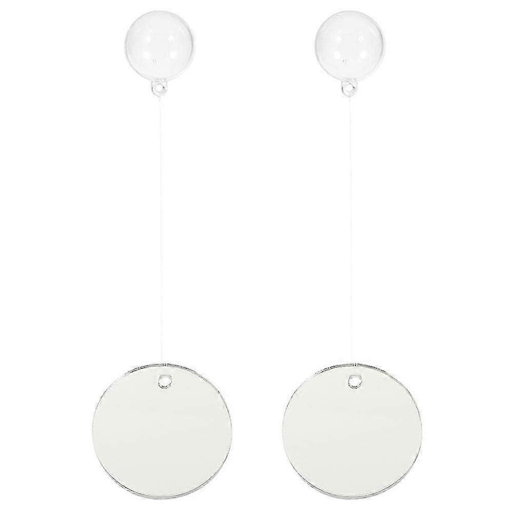 2 Sets Fish Training Mirror Betta Fish Mirror Fish Tank Mirror Aquarium Accessory