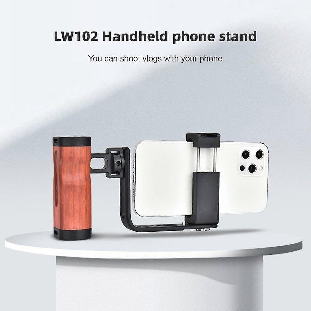 Universal Smartphone Video Stabilizer Grip Handle for Handheld Vlogging - Achieve Smooth, Professional Quality Videos