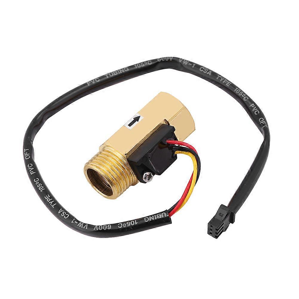 Durable 1-30L/min Water Flow Sensor Meter Switch Flowmeter G1/2 Thread