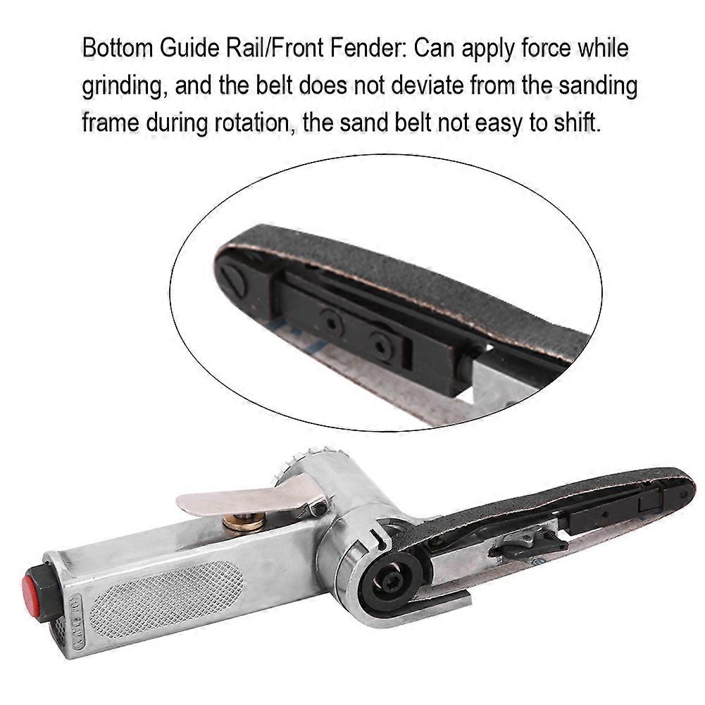Pneumatic Air Belt Sander Polisher: 10mm Grinding Machine Tool