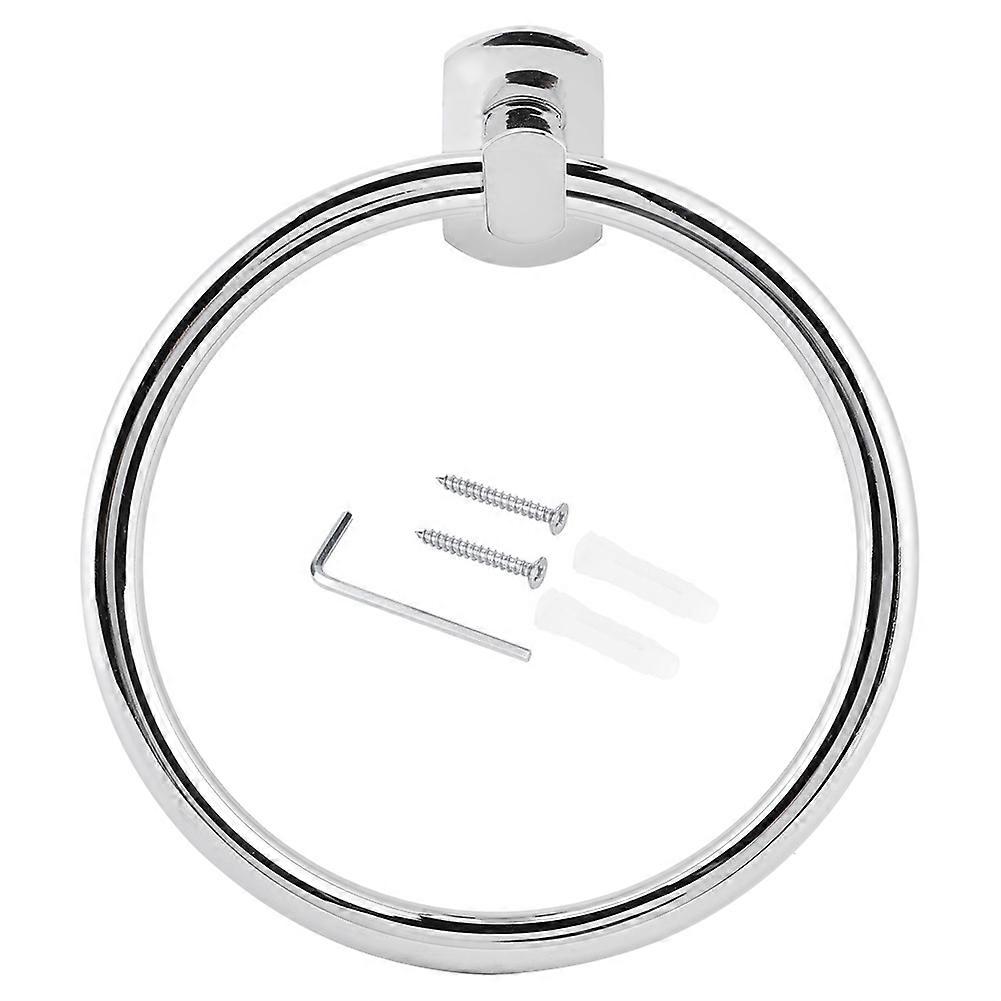 Ruostumattomasta teräksestä valmistettu pyyherenkaan pidike Pyöreä seinälle asennettava pyyheteline kylpyhuonetarvikkeet