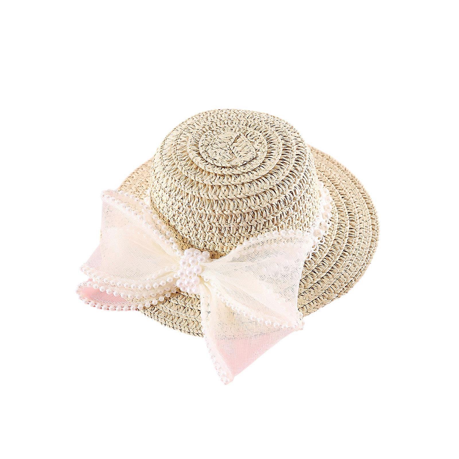 Trend Cats Straw Hat with Stretch Chin Rope Fashion Cool Dogs Cats Straw Hat Cats Spring Traveling Photography Sun Hat S