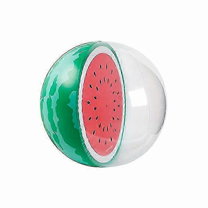 1pc Creative Inflatable Balls Simulation Watermelon Orange Rubber Ball Beach Pool Toys Beach Party Supplies Beach Ball