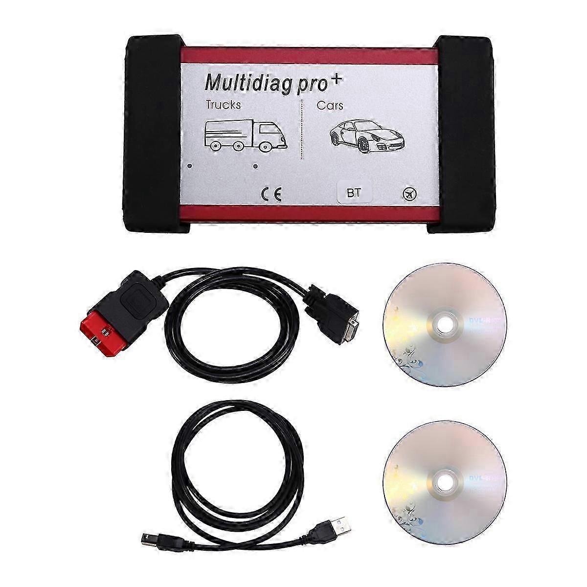 Outil de diagnostic pour voiture et camion Multidiag Pro+ PCB TCS Bluetooth OBD2 Scanner V9.0 V2021.11 Relais NAIS