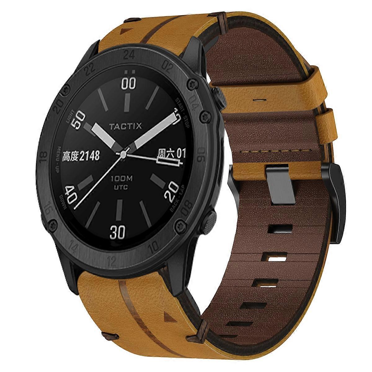 Lädertexturerat 22mm klockarmband