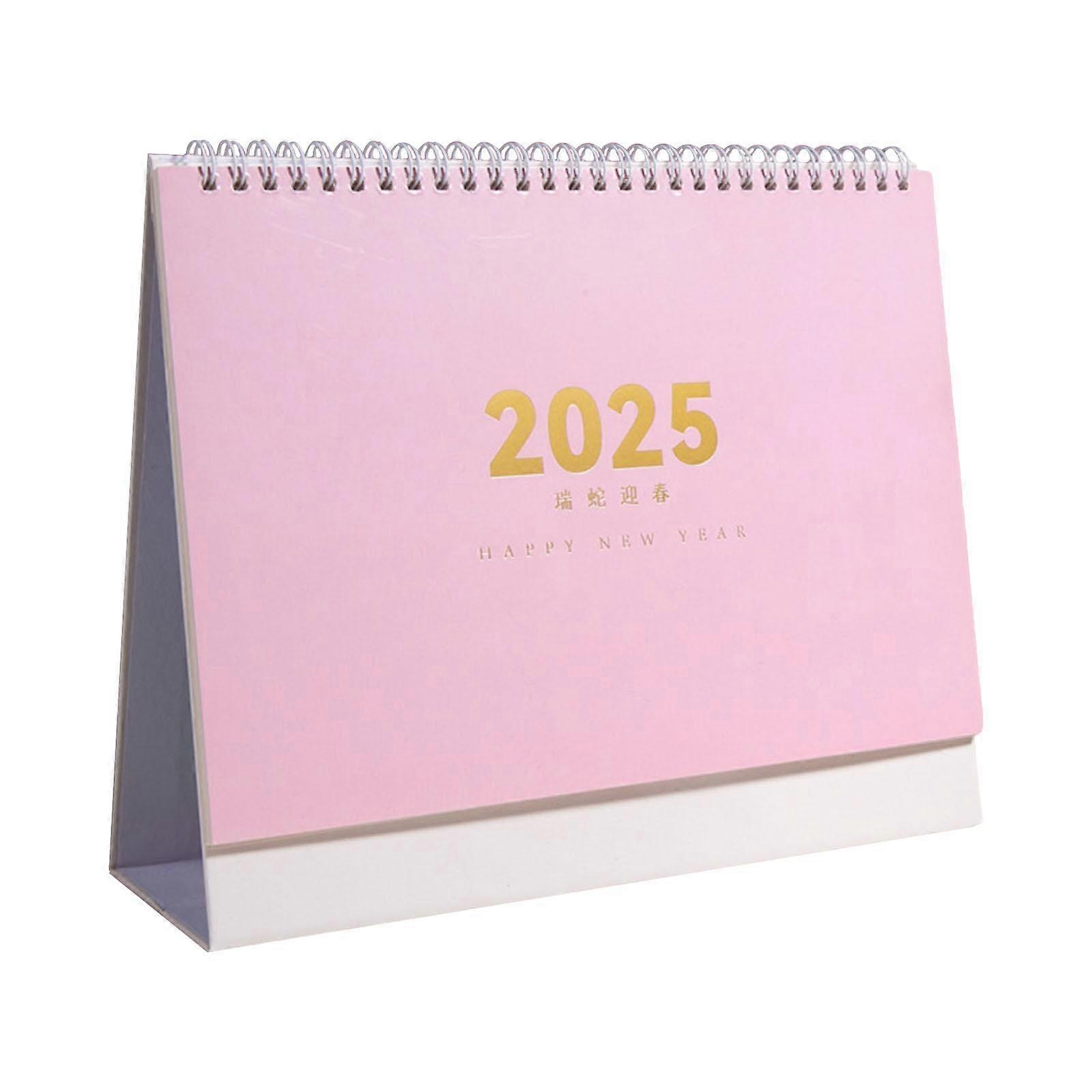 2025 Desktop Calendar Standing Flip Daily Monthly Planner για υπαλλήλους γραφείου