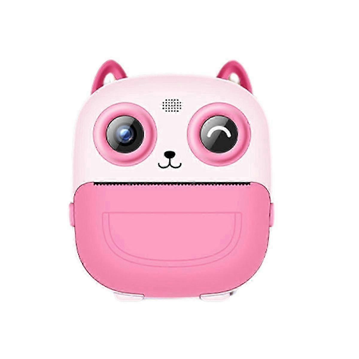 キッドカメラプリンターポータブルサーマルインスタントプリント写真キッズデジタルカメラ2.4インチHDデュアルカメラビデオおもちゃギフト