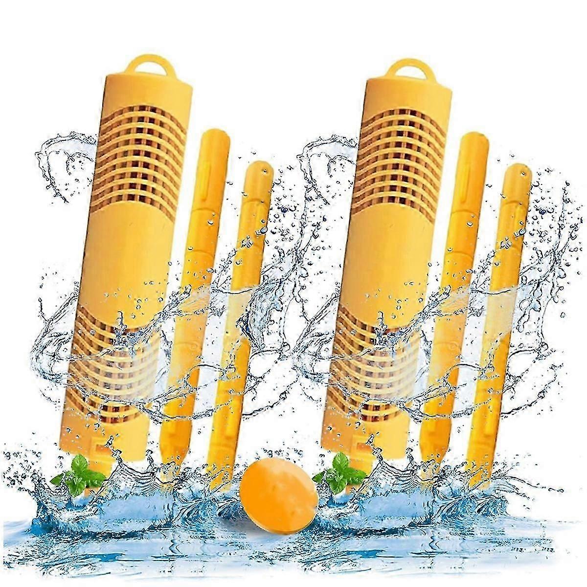 Spa Mineral Sticks passend für Hot Tub Supplie, Spa Hot Tub Mineral Stick Inserts Filter - Gelb, 2er Pack