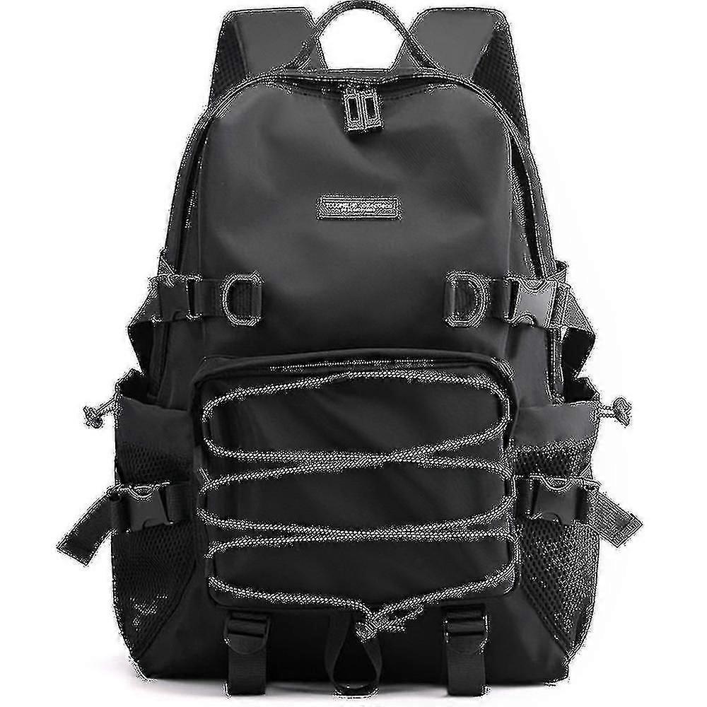 Sac à dos polyvalent simple et décontracté étudiant en informatique de grande capacité