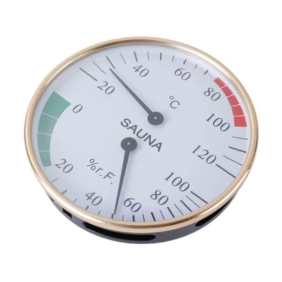 Sauna Room 2 in 1 Thermometer Hygrometer Indoor Humidity Temperature Meter Gauge for Bathroom Sweat
