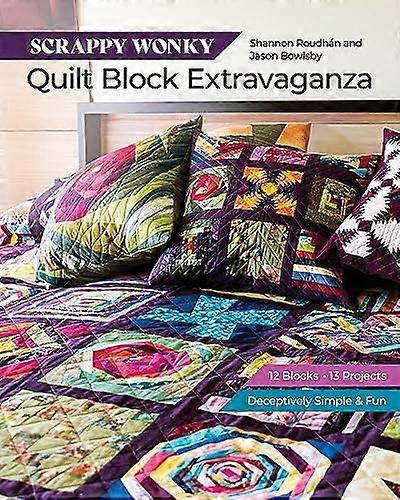 Scrappy Fluky Quilt Block Extravaganza: 12 كتلة 13 مشروعا بسيطا وممتعا بشكل مخادع