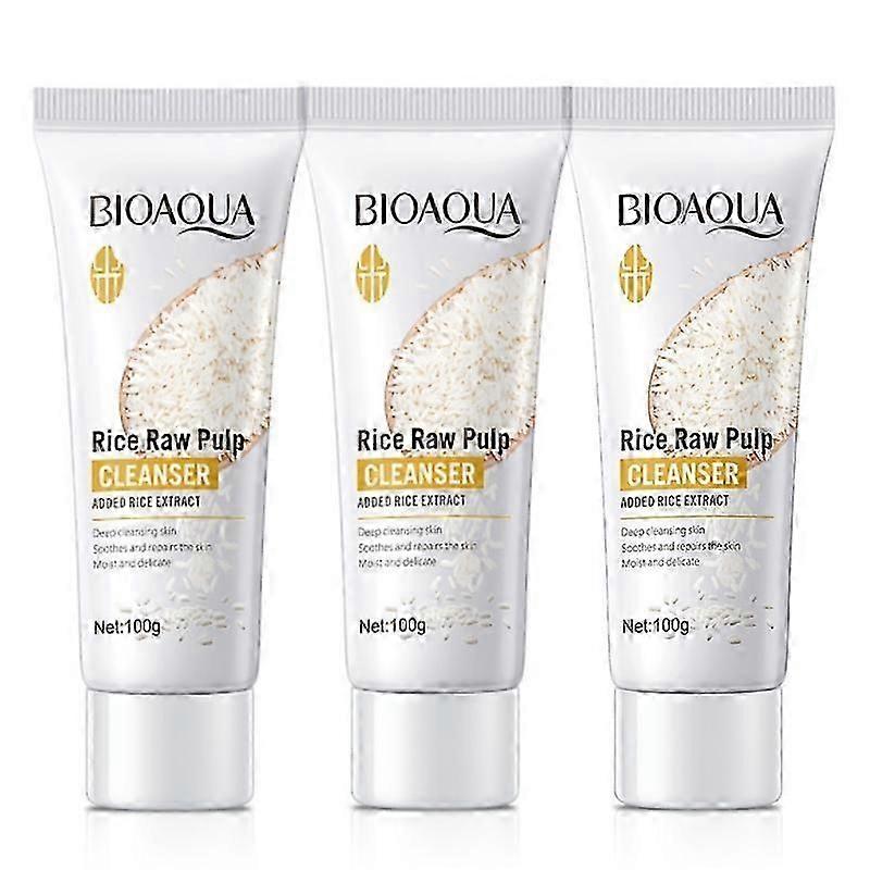 ライス ロー パルプ クレンザー フェイシャル スクラブ フォーム リムーブ ブラックヘッド フェイス ビューティー モイスチャライジング シュリンク ポア ディープ クリーン オイル コントロール