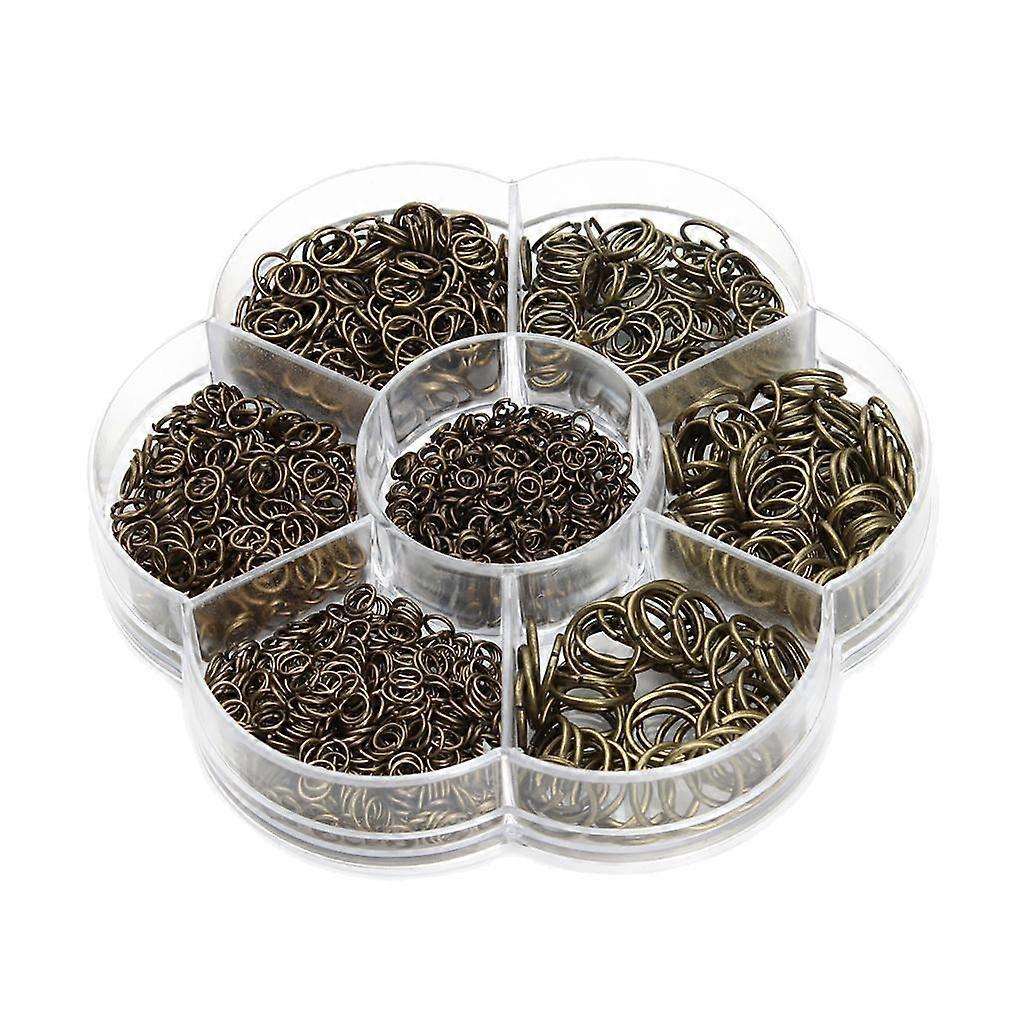 1450PCS Open Jump Ring and Connector Accessories for DIY Key Ring Keychain Ring