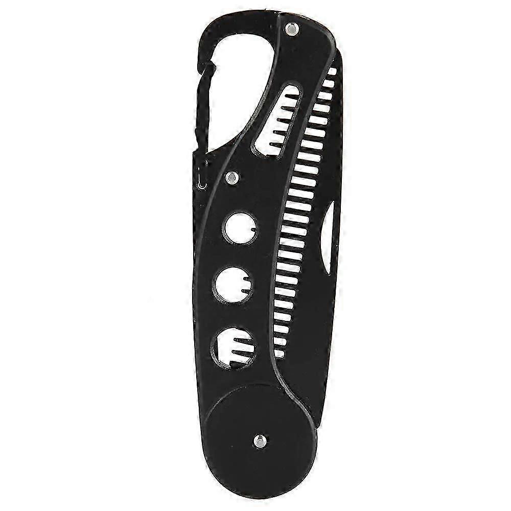 Stainless Steel Folding Beard Comb for Men, Portable Mustache Styling & Grooming Tool