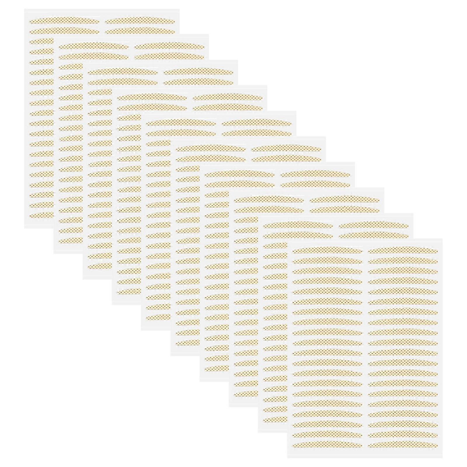 10 Pieces Eyelid Strips Slip-On Eyelid Tape Eyelid Sticker Double Sided Eyelid Tape Invisible Eyelid Lifting Strips