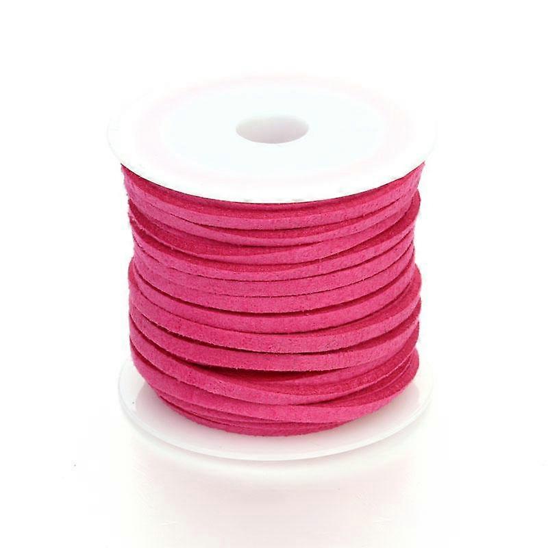4.5M 1.5mm Multicolor Leather Cord DIY String Suede Velvet Rope Flat Faux String Rope Thread Lace Jewelry Making