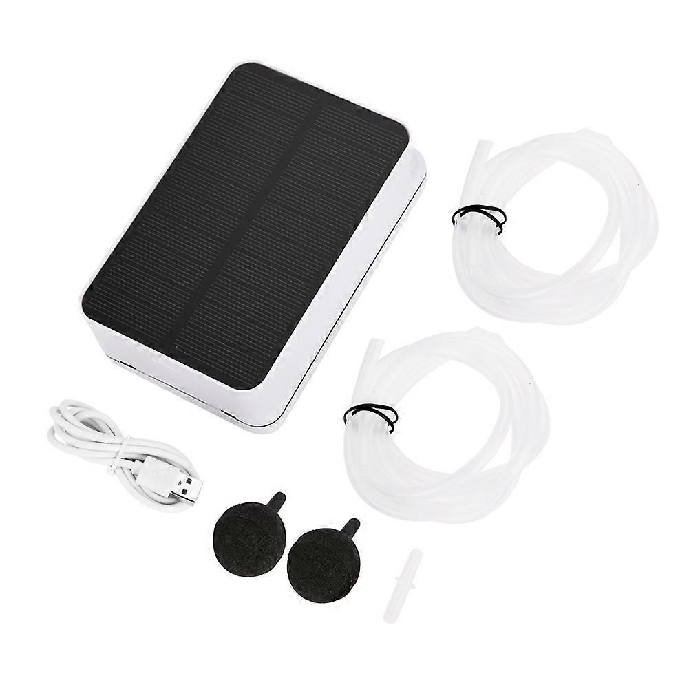 Solar Powered Oxygenator Aerator Air Pump for Outdoor Pool and Pond, 1.5W, Eco-Friendly, Efficient Oxygen Supply