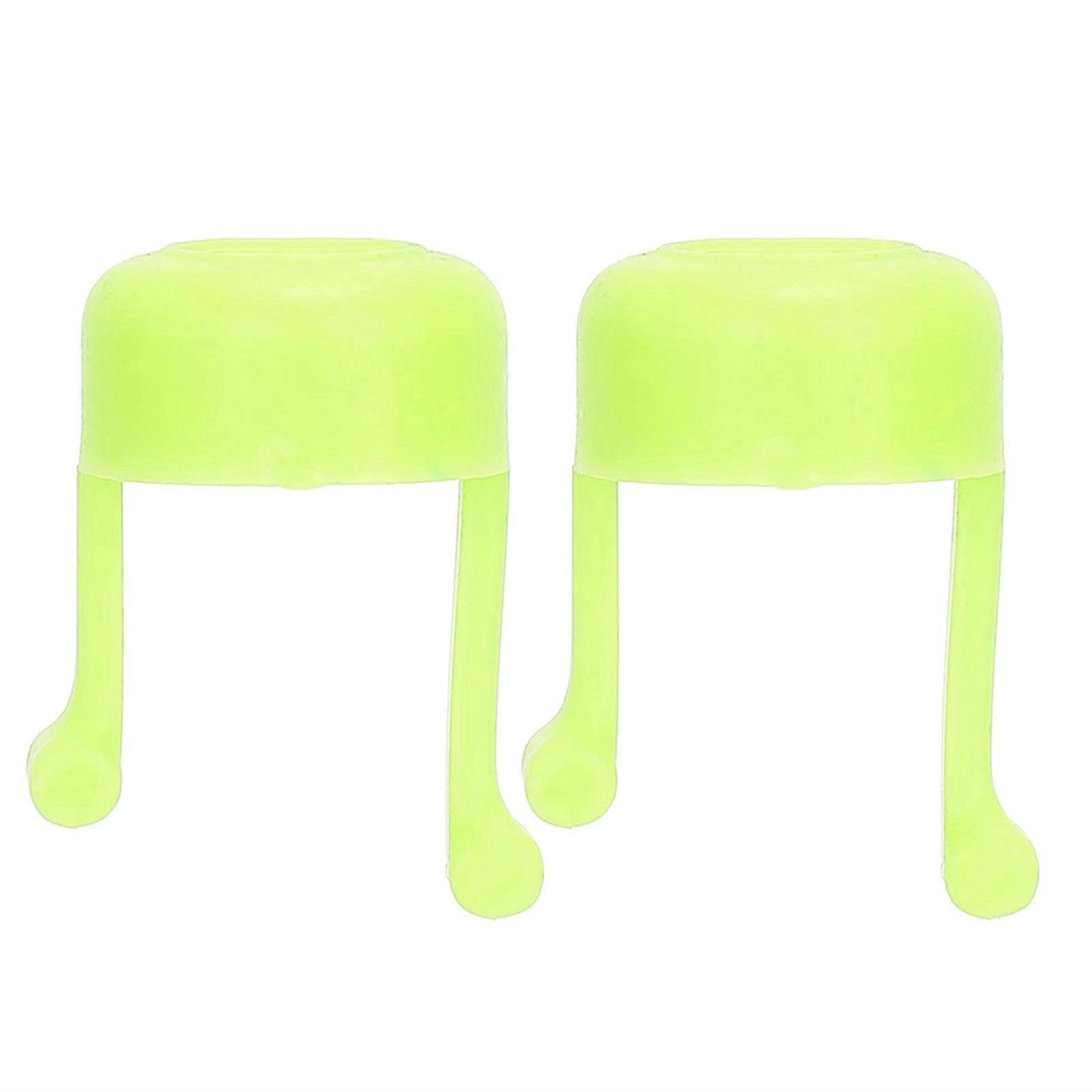 2pcs Portable Eyedrop Guide Aid Help Applicator Practical Eye Drop Bottle Holder Bracket DeviceGreen