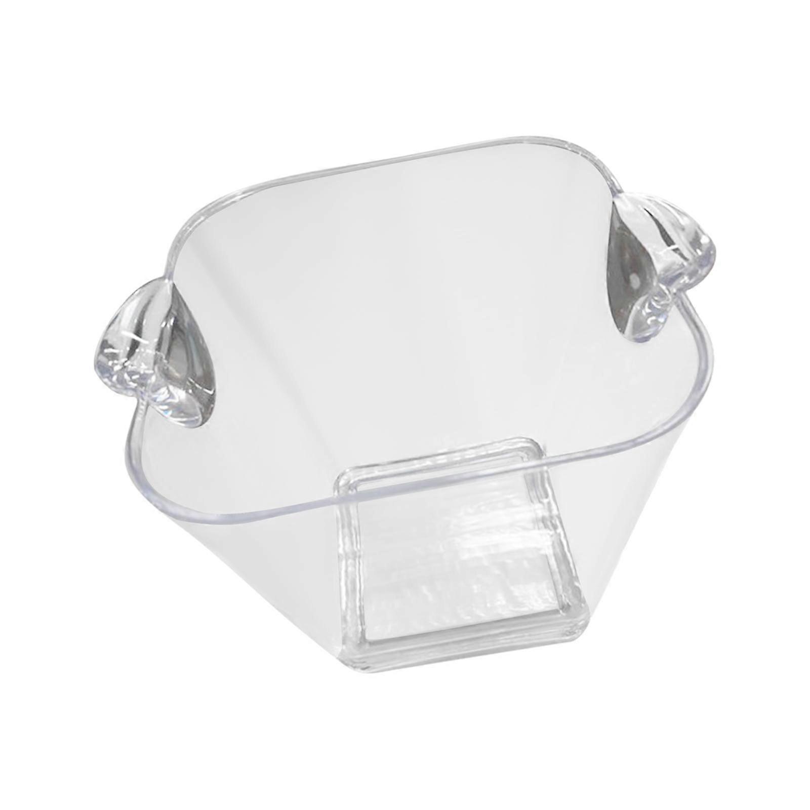 Ice Bucket Waterproof Square Wave Storage Container Cooler for Dining Room