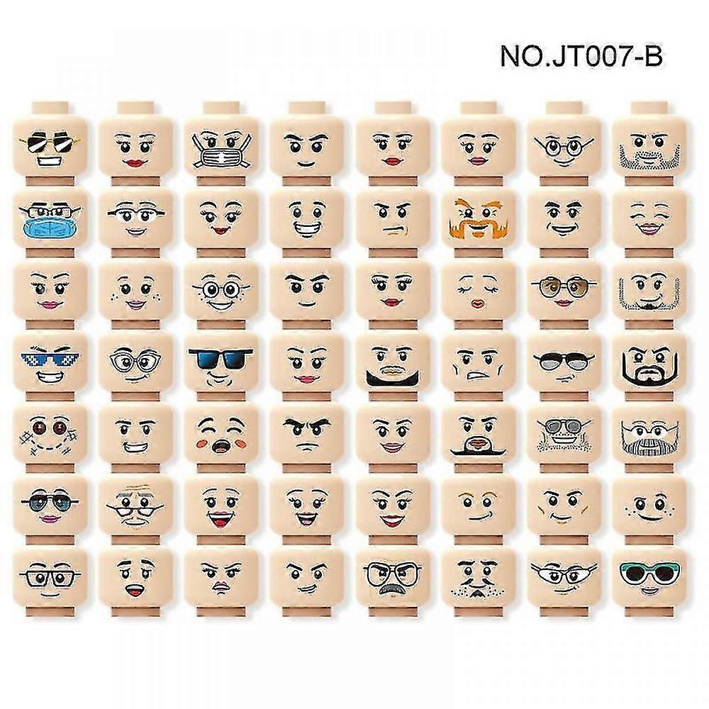 56stk Minifigur Uttrycksset Minifigurer Ninja Minifigurer Block Jul Gift_Special Gåva