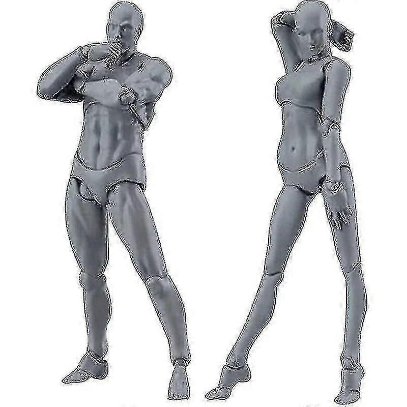 Movable Mannequin Action Model - PVC Drawing Mannequin Parts/Set for Desktop Decoration and Sketch
