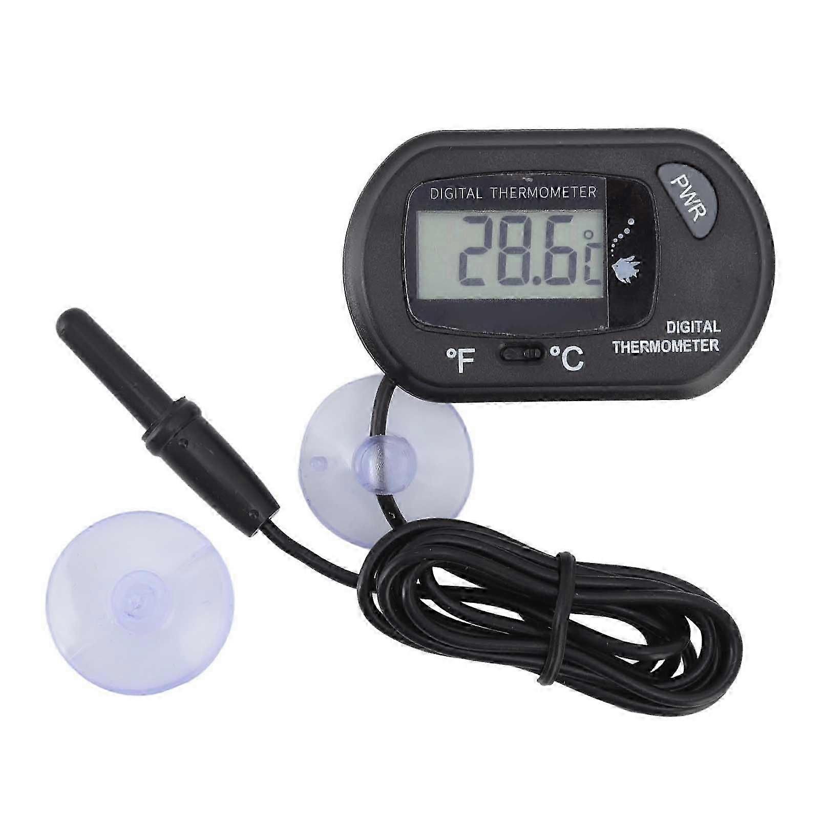 LCD Digital Aquarium Thermometer - High Accuracy Temperature Gauge