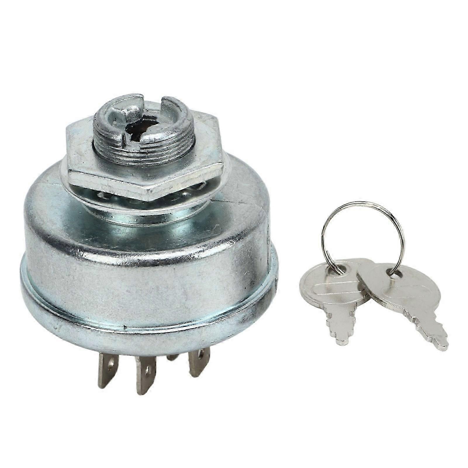 Ignition Starter Switch 365402 Metal Lawn Mower Tractor Circuit System Parts with 2 Keys Replacement for John Deere