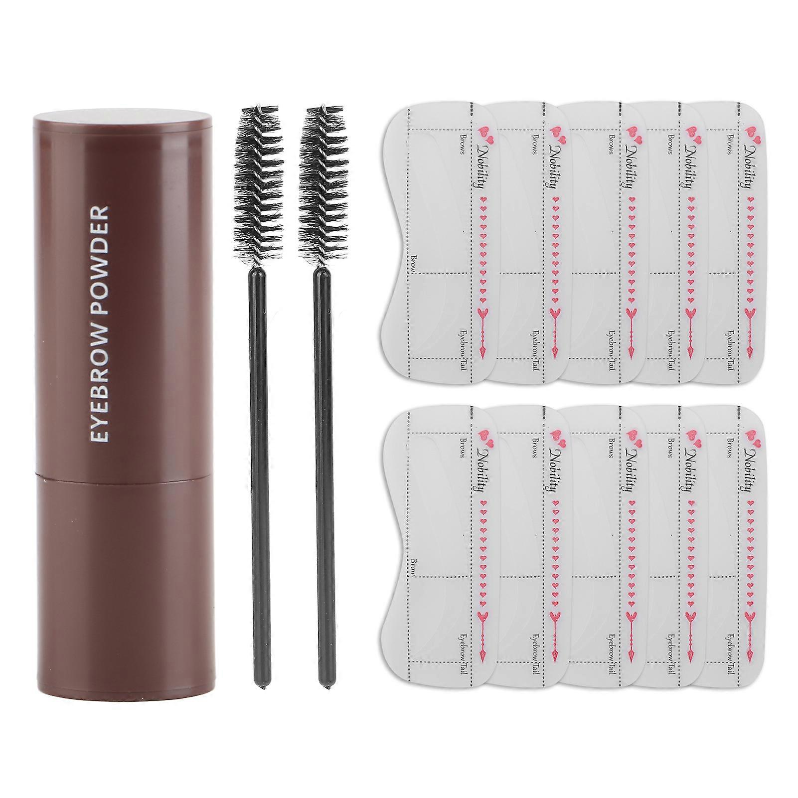 One Step Dark Brown Eyebrow Stamp Kit 1.8g Long Lasting Waterproof