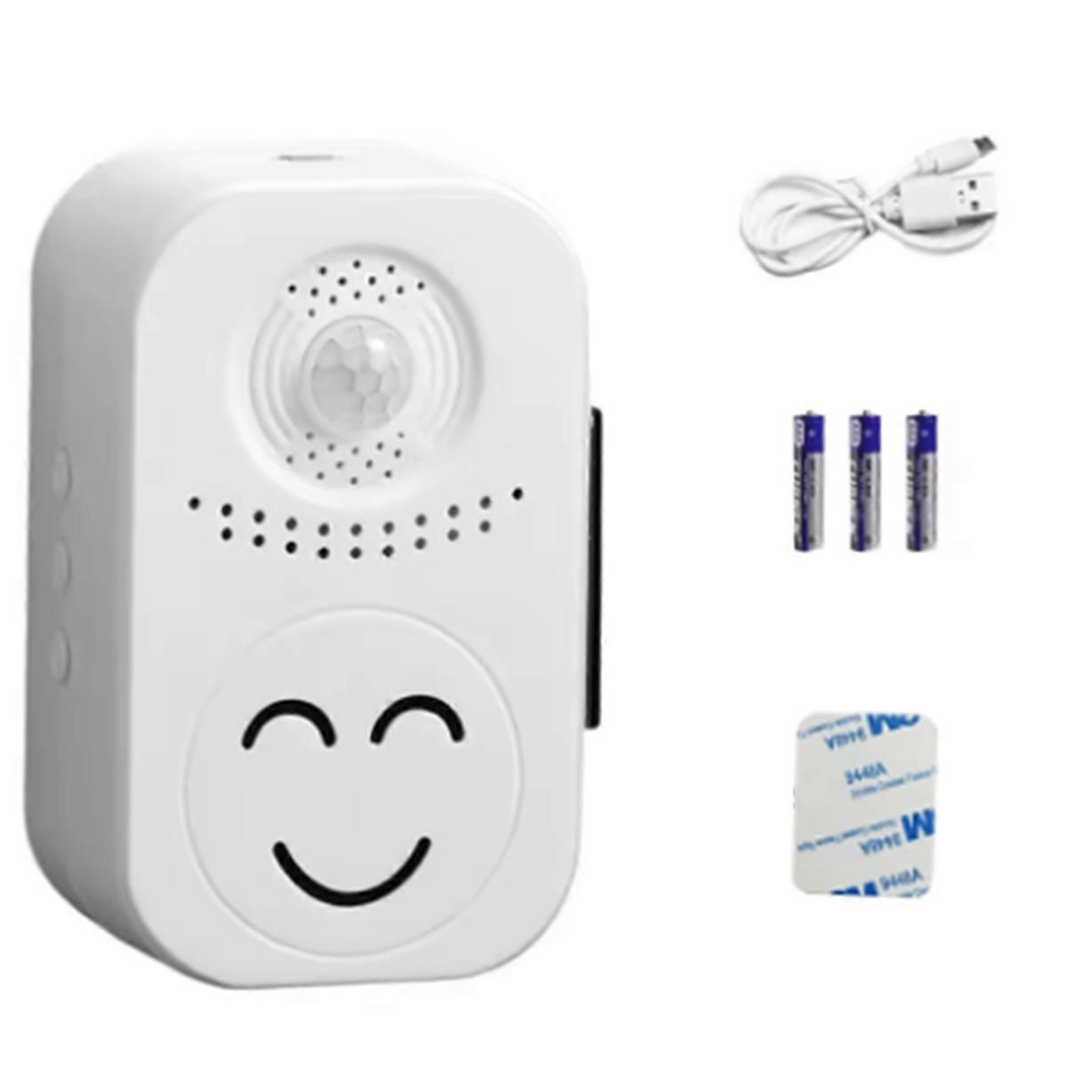 Welcome Doorbell with 120 Degree Viewing Angle and Motion Detection