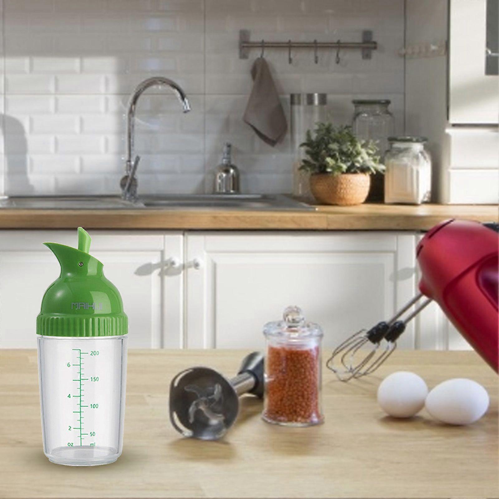 Salad Dressing Shaker Dispenser Leakproof Container for Sauces