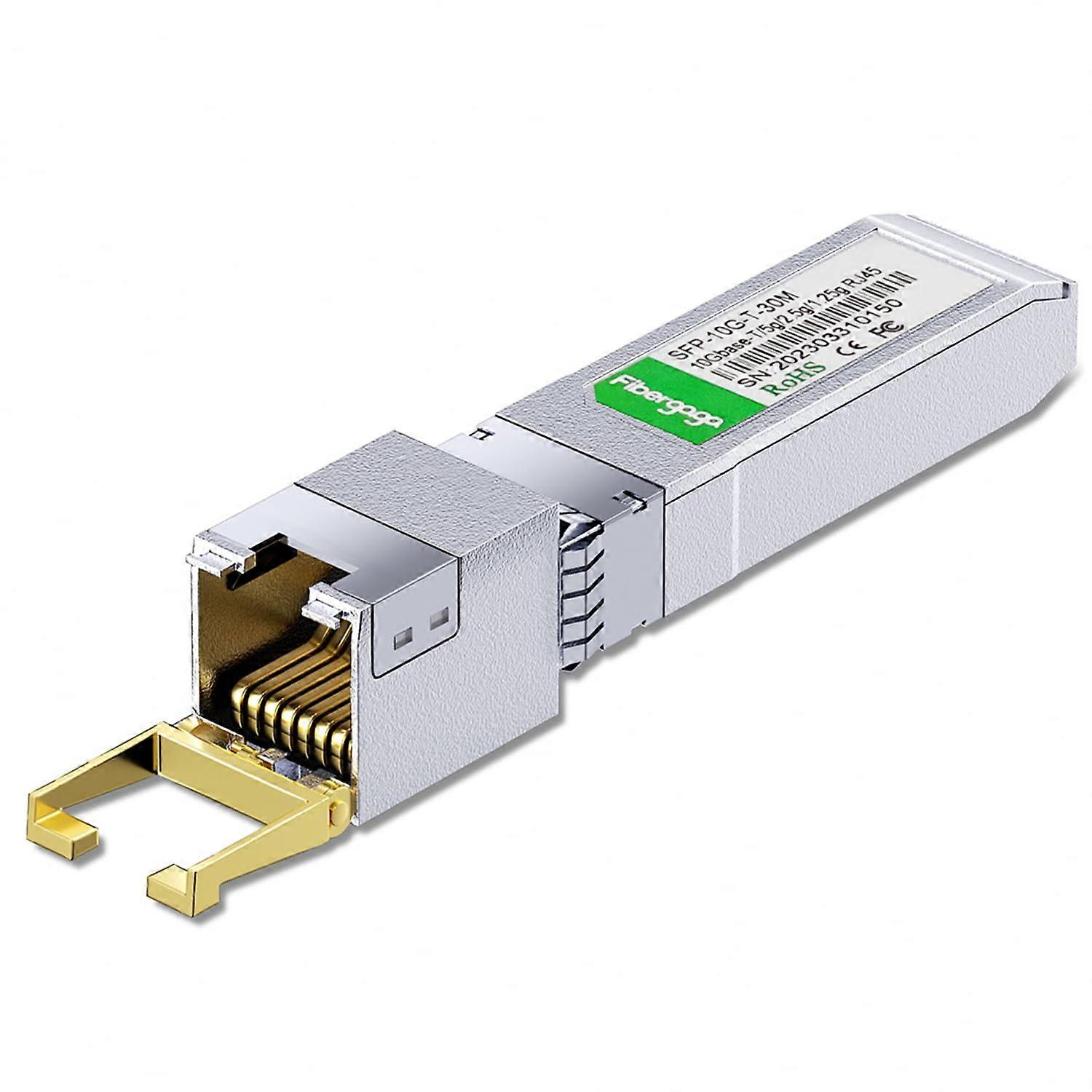 SFP+ to RJ45, 1.25g/2.5g/5g/10G-T Copper Transceiver Module, 10GBase-T SFP+, Compatible for Cisco, 2 Pack