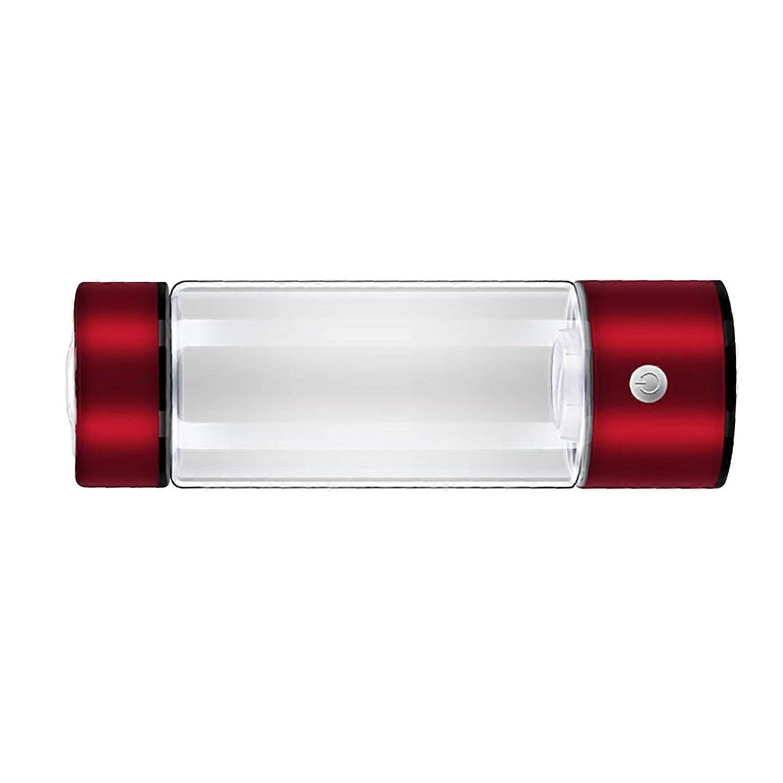 Hydrogen Water Bottle 420ml USB Charging Portable Hydrogen Rich Water Generator for Office Travel Exercise Red