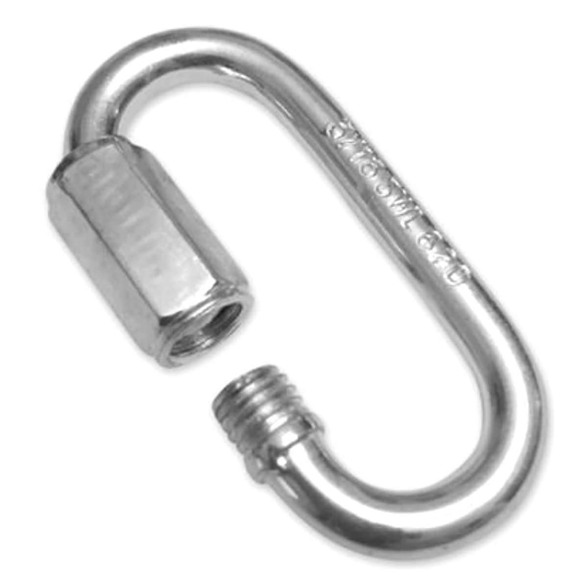 Quick Links 3/16 inch Zinc Plated 24 Pack - 620 Pound Working Load Limit- Chain Links