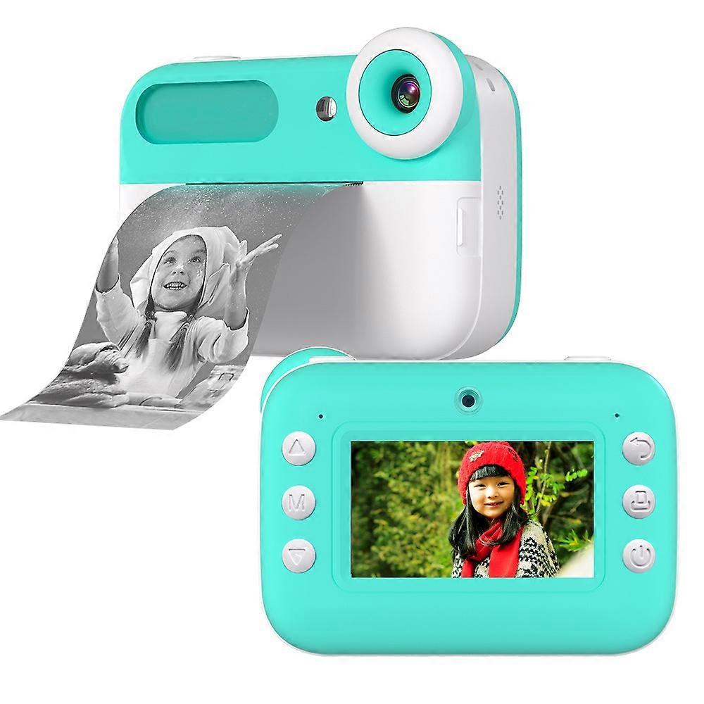 Q7 3.0-inch Screen 48MP Kids Instant Camera Photo Thermal Printer with 32G TF Memory+Card Reader