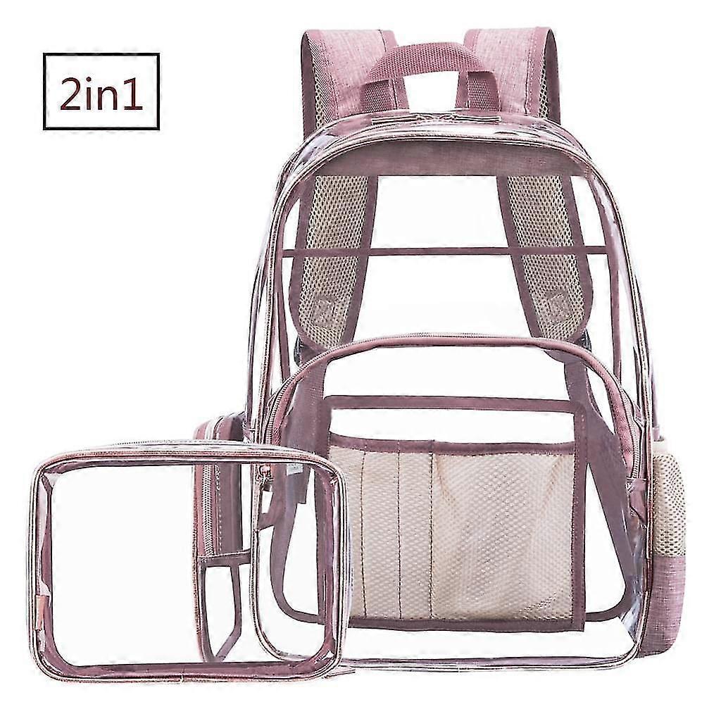 Clear Waterproof Schoolbag - Transparent Pvc Backpack For Students