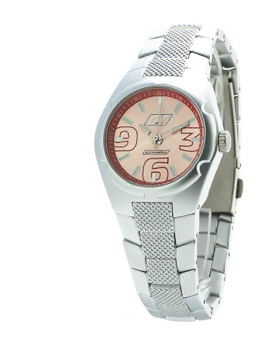 Reloj Chronotech Silver Polycarbonate CC7039L-07M para mujer