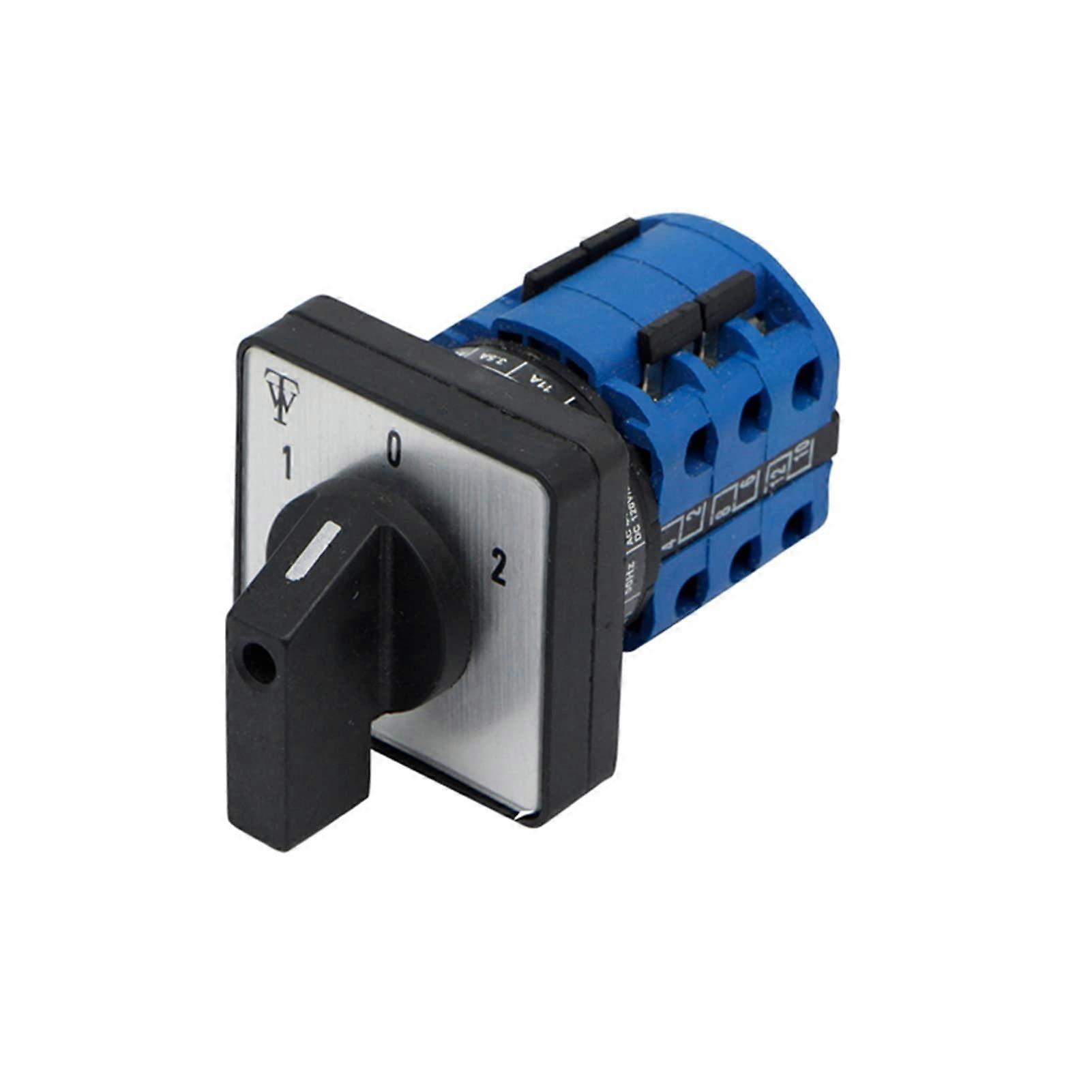 Automatic Transfer Switch 10A, LW2810 LW2610 Electric Rotary Cam Changeover Switch for Power Control