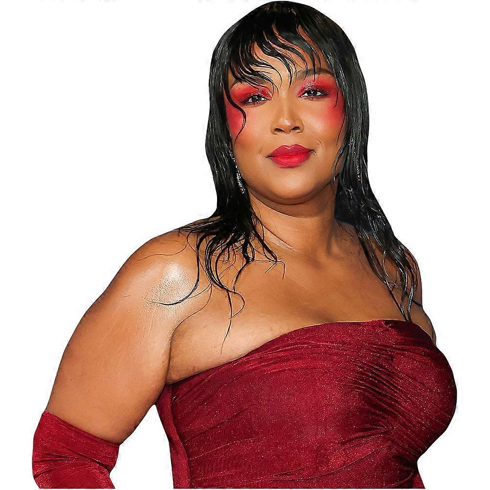 Lizzo (Red Dress) Half Body Buddy Cutout