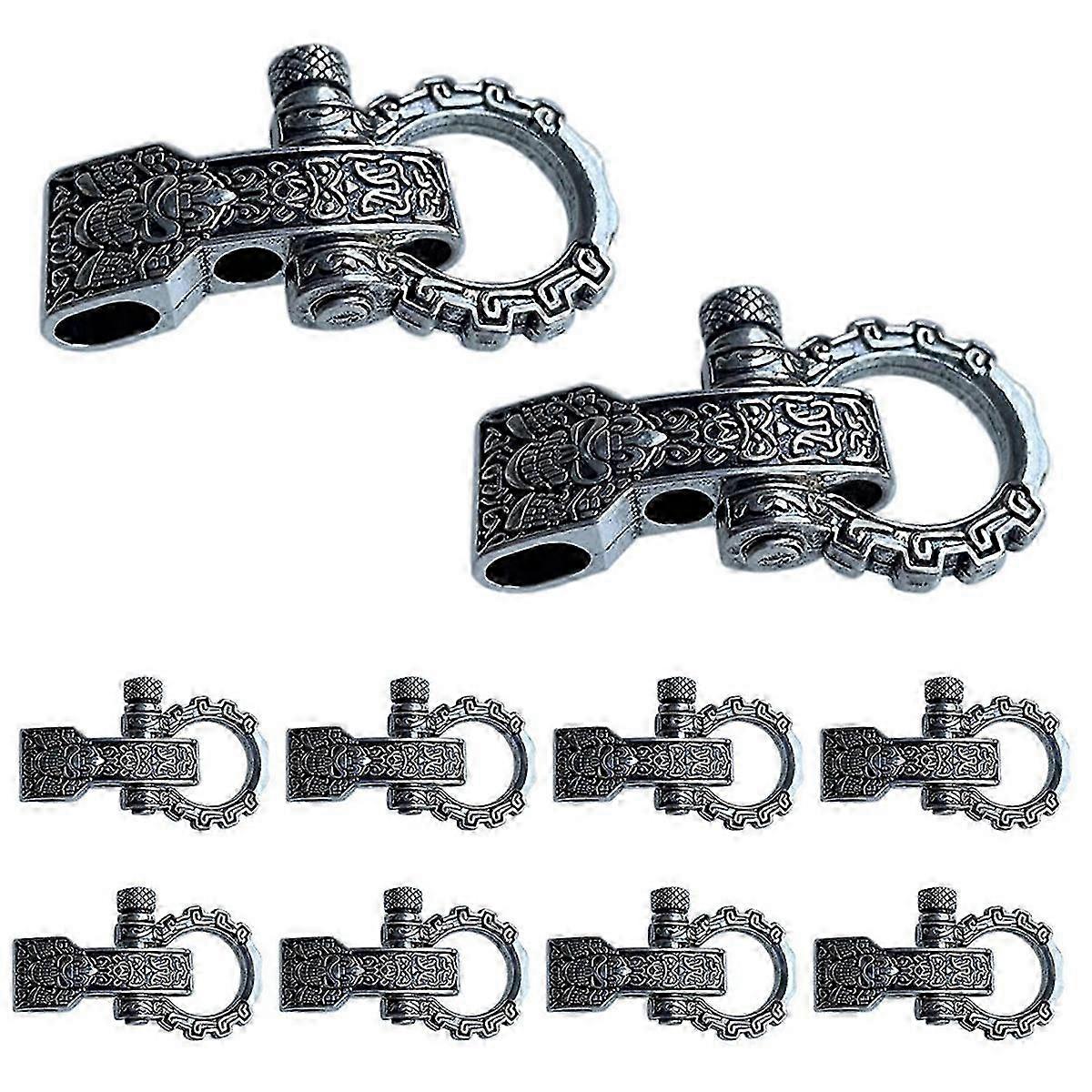 Paracord Buckles Bow Clasps Screw Pin Anchor Shackle Adjustable Shackles Buckles for Paracord Bracel NN