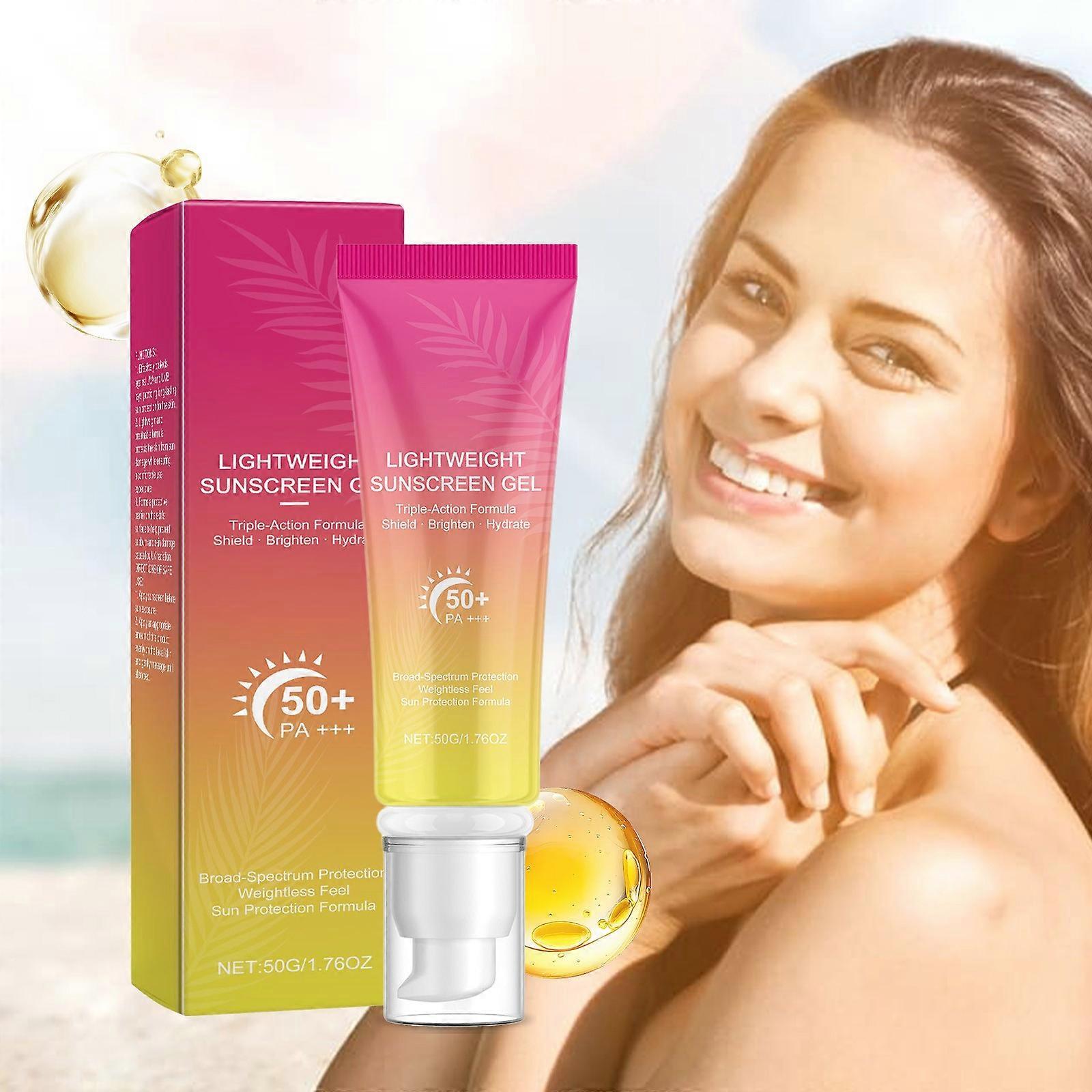 Lightweight And Breathable Sunscreen That Provides Long-lasting Protection Against Radiation Refreshing Non Greasy Suitable For All Skin Types 50g
