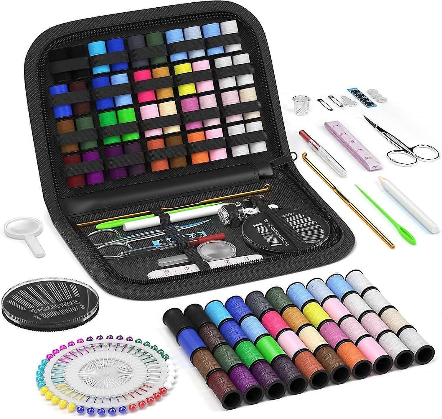 Sewing Kit 128 Kit,for Adults,Kids,Beginner,Home,Travel,Emergency patch up