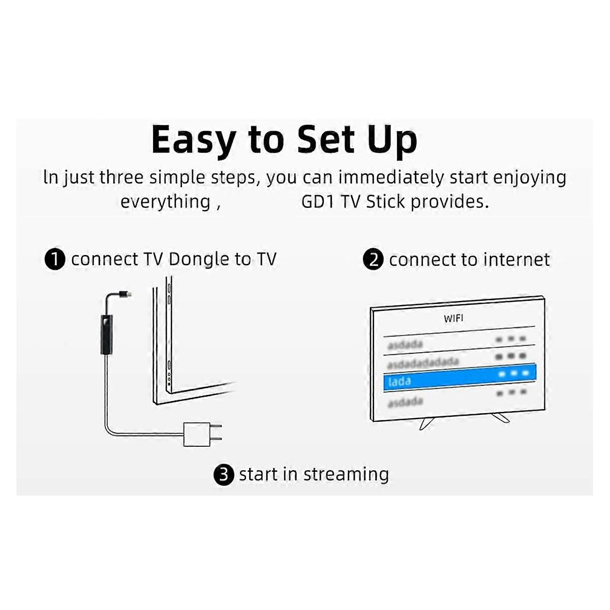 GD1 Android 11.0 TV ATV Quad Core Voice Control Smart Home Player