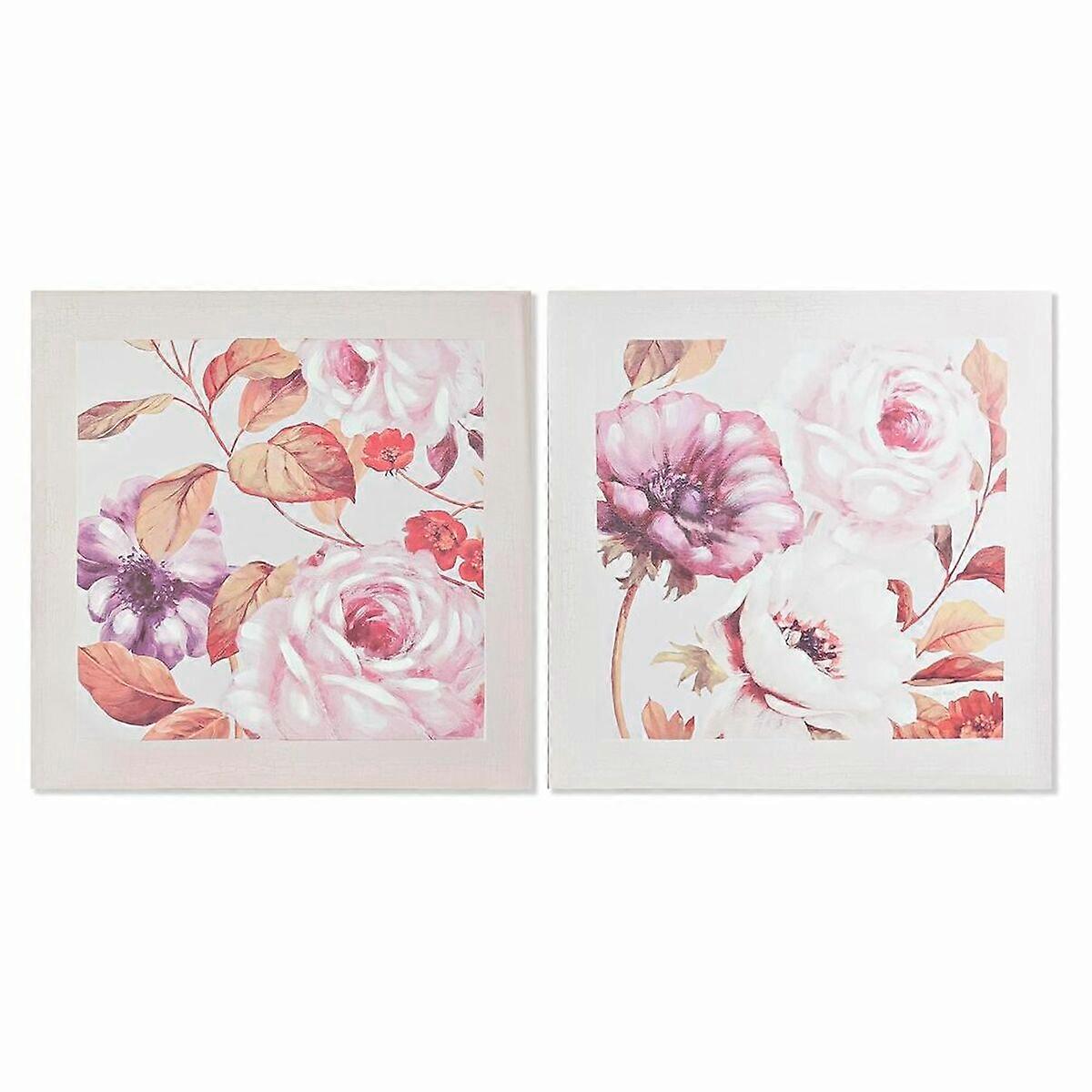 Canvas DKD Home Decor Fir Canvas 70 x 3 x 70 cm