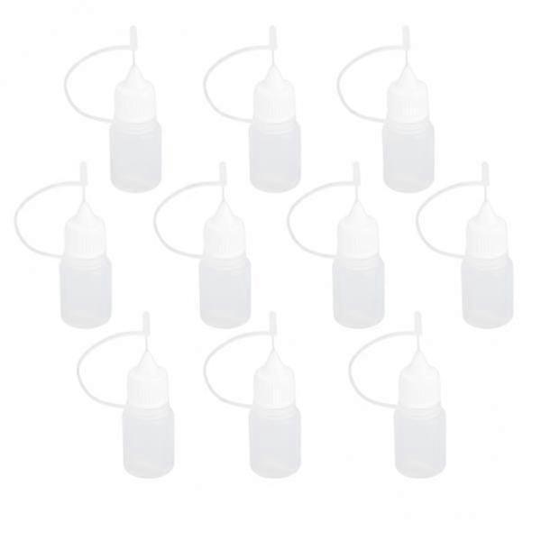 4x 10pcs pointe vide compressible solvants compte-gouttes